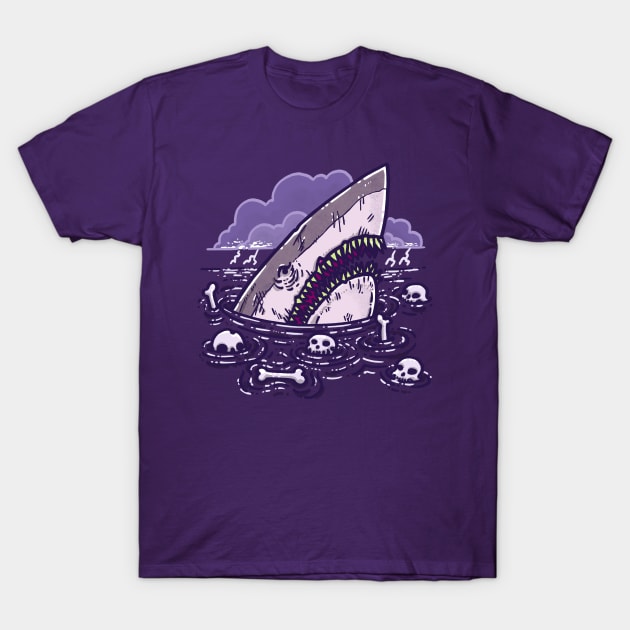 Nightmare Shark T-Shirt by nickv47